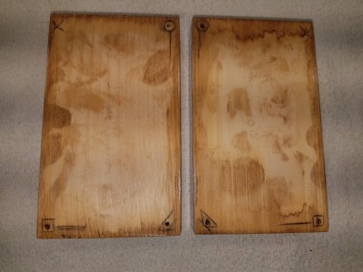 Production 2020 - stained wood back