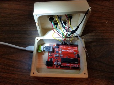 Prototype v2 - inside the enclosure