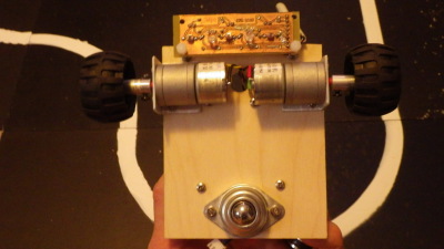 bottom view showing motors