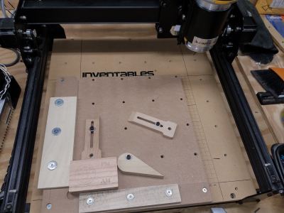 cnc engraver with raw wood