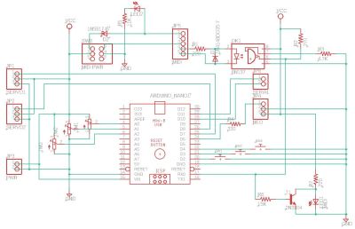 screen shot of Eagle schematic