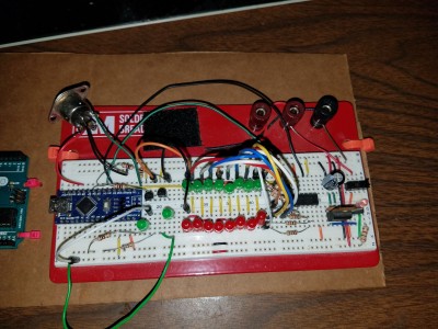 solderless breadboard circuit