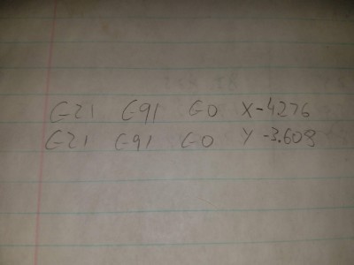 gcode to adjust coordinates