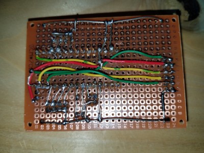 circuit soldering progress