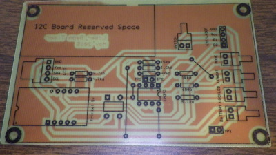 silkscreen of component side of PCB