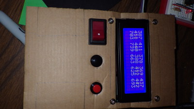 cardboard user interface prototype
